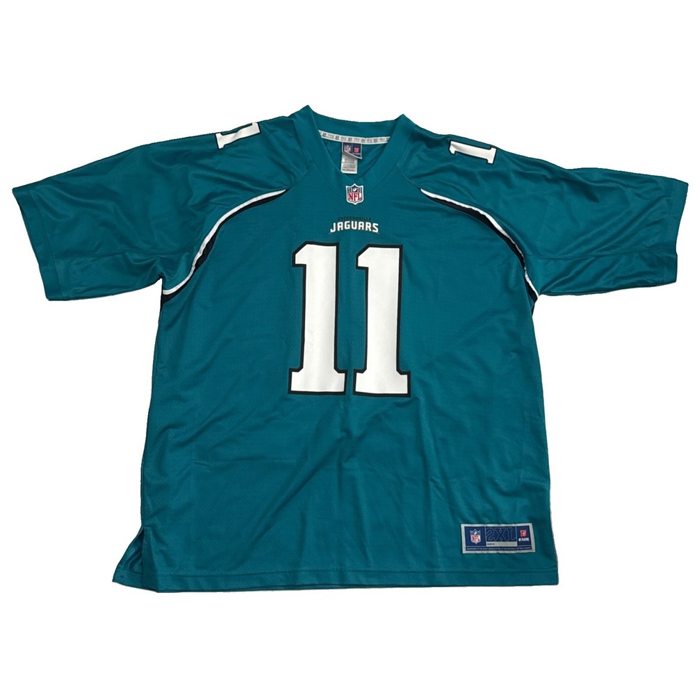 Reebok Pro Line Jacksonville Jaguars #11 2XL men's Teal NFL Jersey